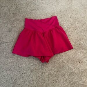 Aerie pink flowy shorts!!